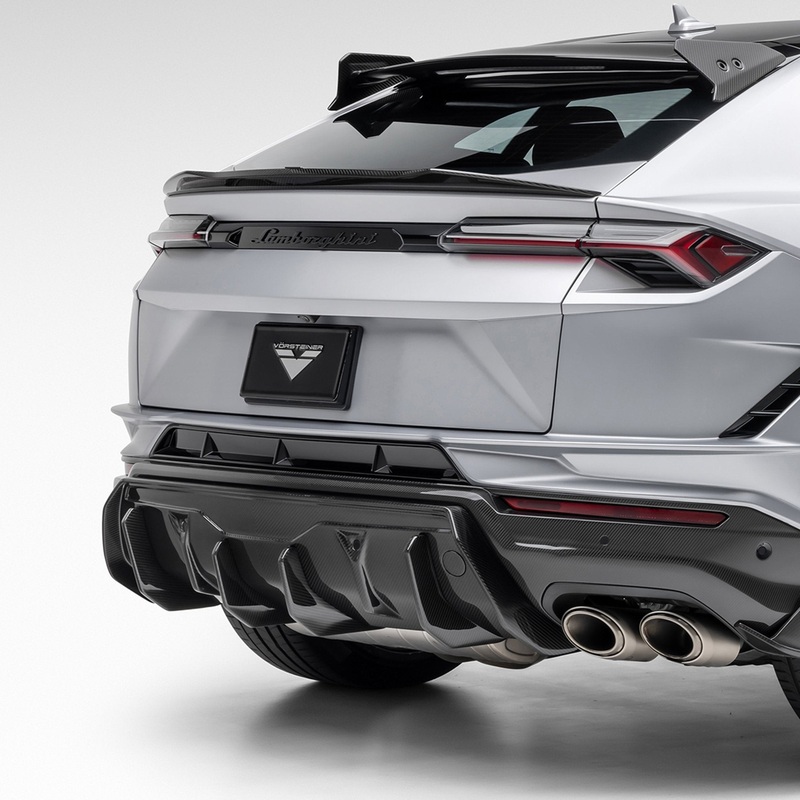 Lamborghini Urus Performante Edizione Aero Rear Diffuser by Vorsteiner Carbon Fiber PP 2×2 Glossy
