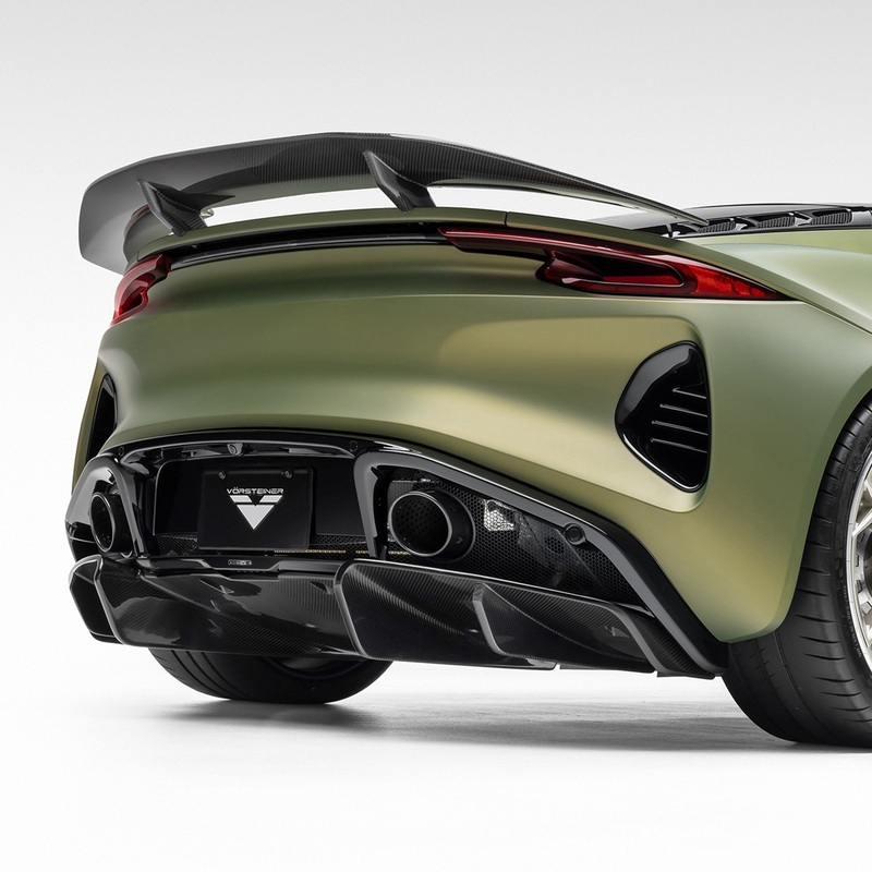 Lotus Emira LR-52 Rear Diffuser by Vorsteiner Carbon Fiber PP 2X2 Glossy