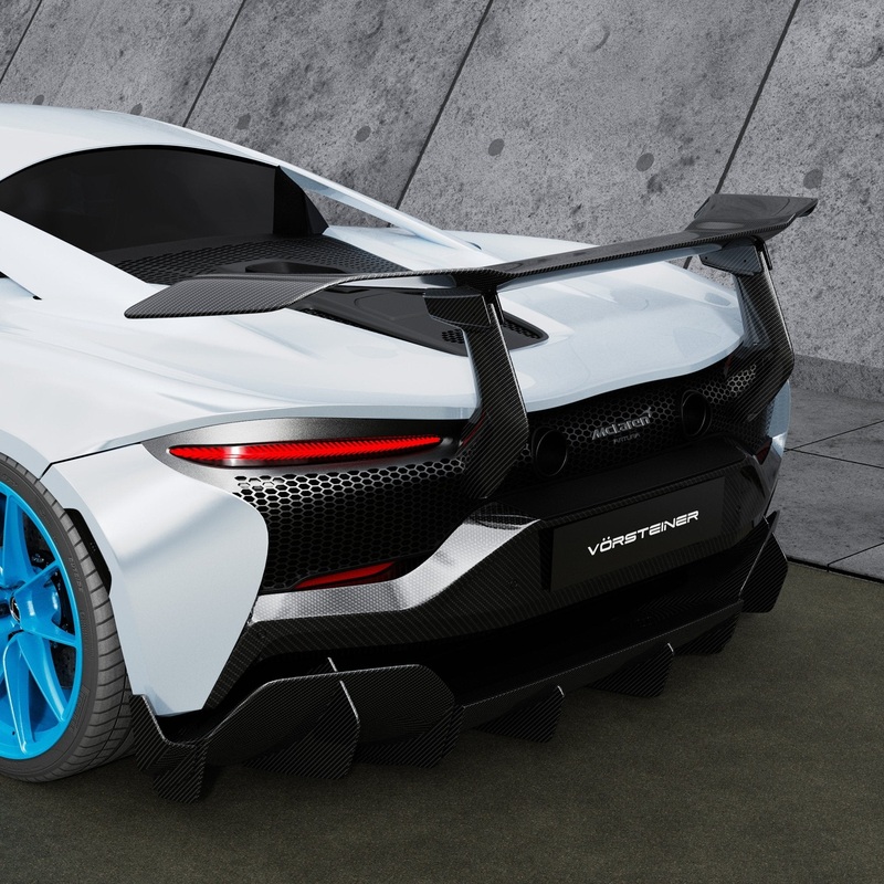 McLaren Artura GP63 Rear Wing by Vorsteiner Carbon Fiber PP 2×2 Glossy