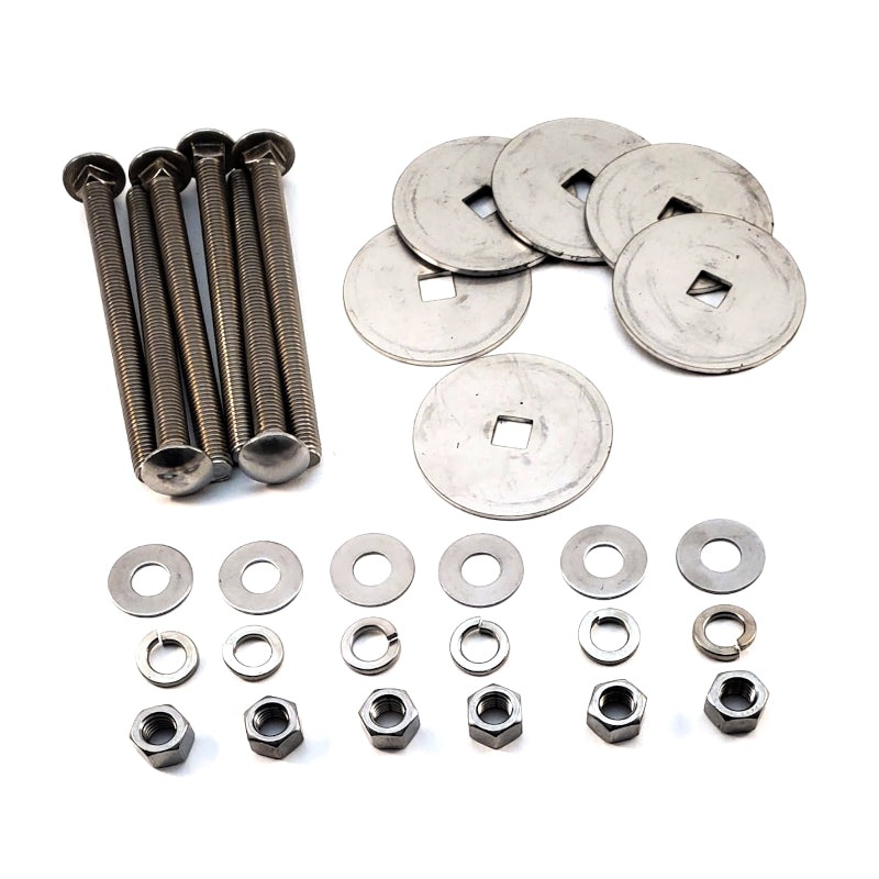 New 1946-50 Flat Fender Power Wagon Bed Mounting Bolt Kit – Unpolished Stainless Steel – SBK03SS