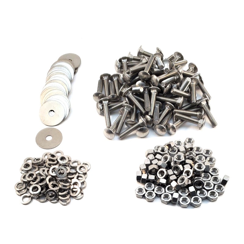 New Late Flat Fender Power Wagon Bed Strip Bolt Kit – Stainless Steel – SSBK5668SS