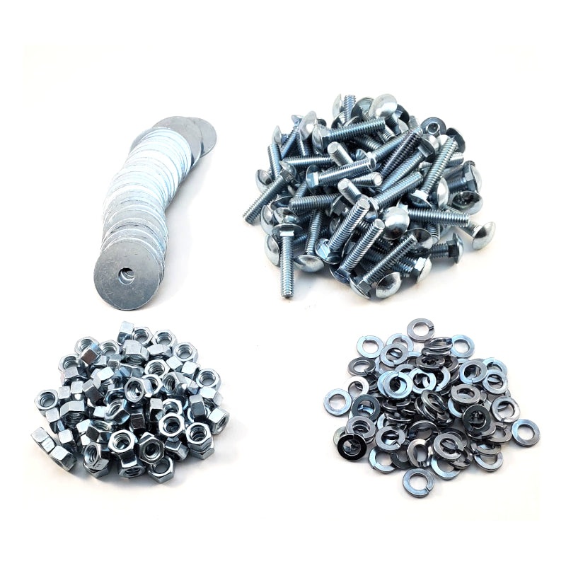 New Late Flat Fender Power Wagon Bed Strip Bolt Kit – Zinc Plated Steel – SSBK5668