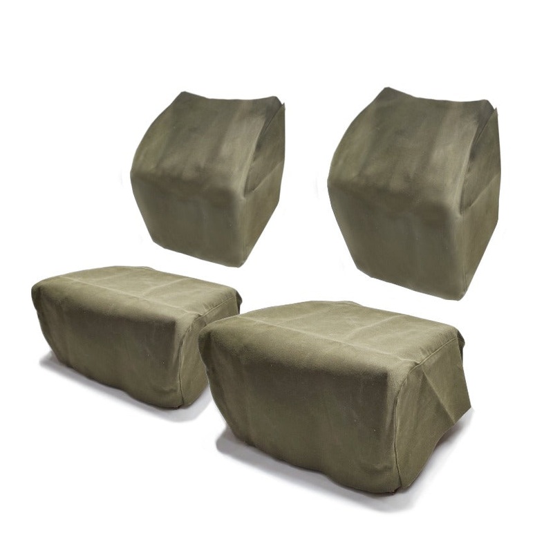New WWII WC 3/4 & 1-1/2 Ton Open-Cab Canvas Seat Cover Set  – WCOCSCS