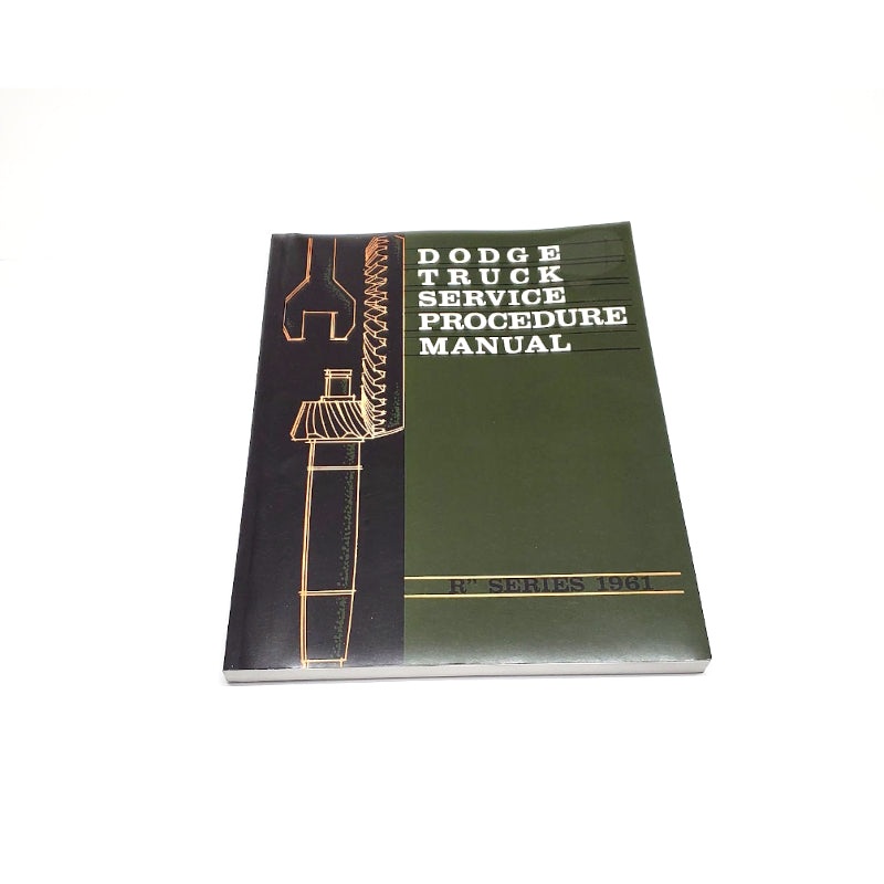 R-Series Service Procedure Manual 1961 (Supplement) – RBK-503