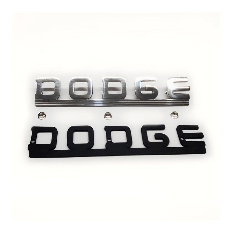 New 1946-1957 Flat Fender Power Wagon DODGE Stainless Steel Emblem – CC1095796