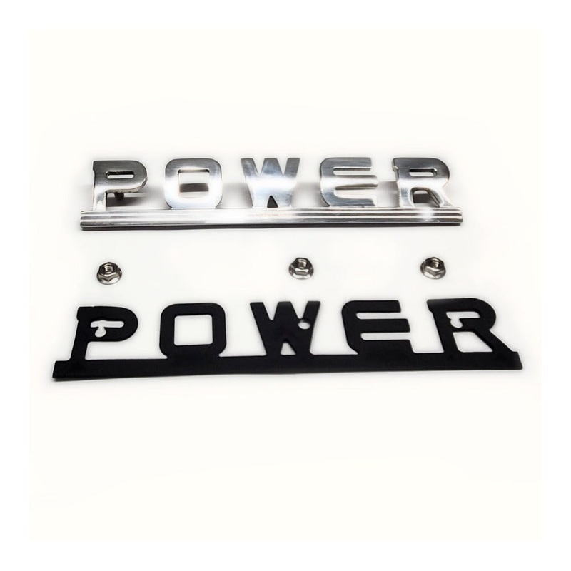 New 1946-1957 Flat Fender Power Wagon POWER Stainless Steel Emblem – CC1095888