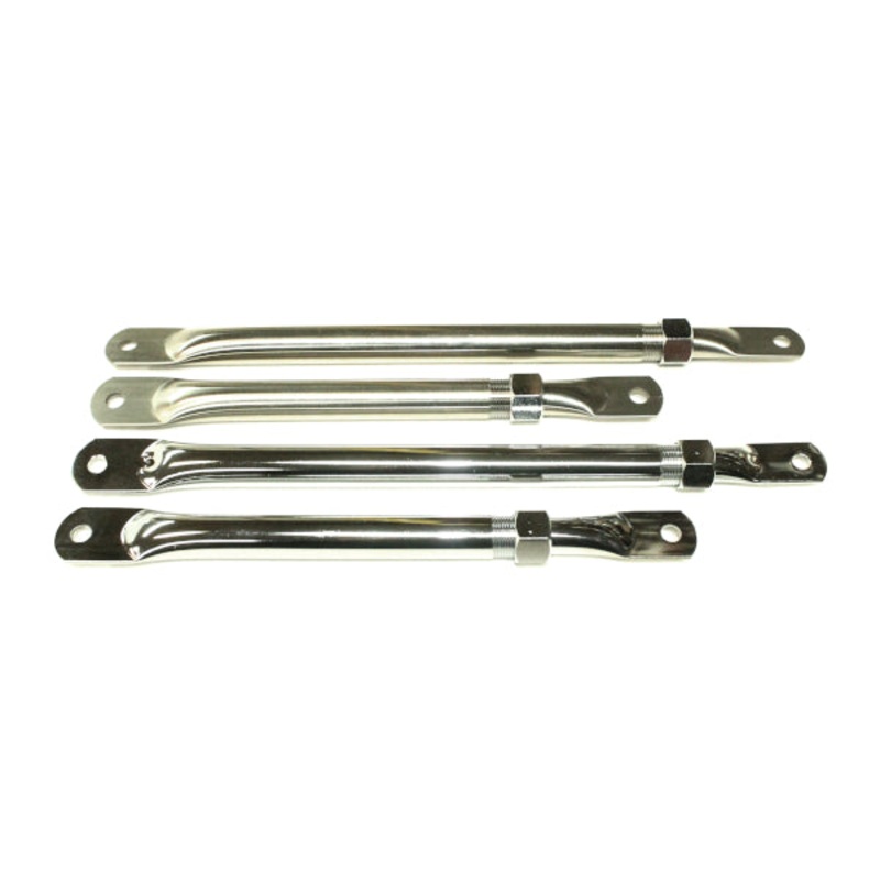 New Outside Extendable Mirror Arms – Chrome & Stainless Steel – 10-14  & 14-20″ – CC1095078 & CC890251 10 – 14 Stainless Steel Mirror Arm – CC1095078-SS