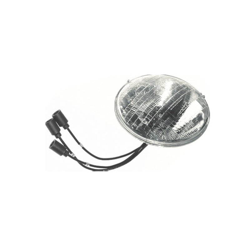 New 24 Volt Sealed Beam Headlight with Packard Cables – CC1501047-P