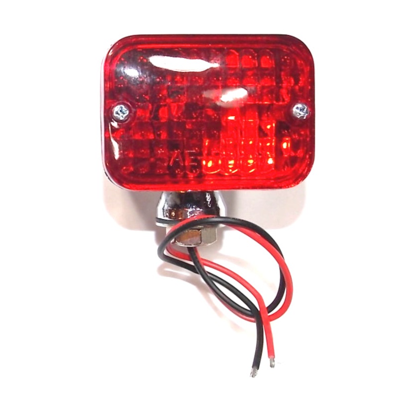 New Turn Signal Light Pair – Red, Medium: 2.4″ x 17.75″ – RTSL2