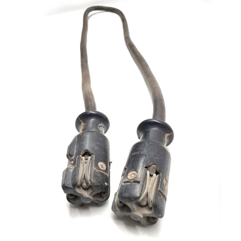NOS WWII Trailer Cable with Male Plugs  – BNH-20B-809