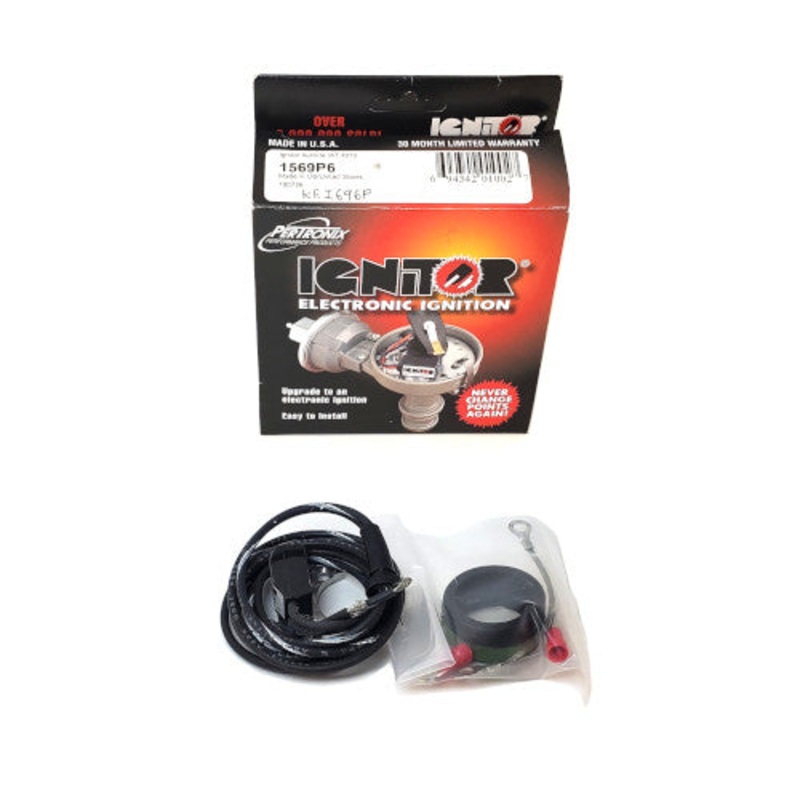 New Electronic Ignition Kit – 3-3/8 Distributor Cap – 6 Volt, Positive Ground – KEI696P