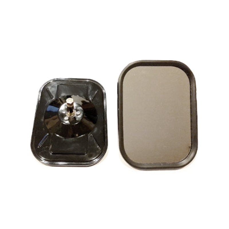 New Outside Rear View Mirror – Black – 5 x 7 Rectangular – CC2503731-B