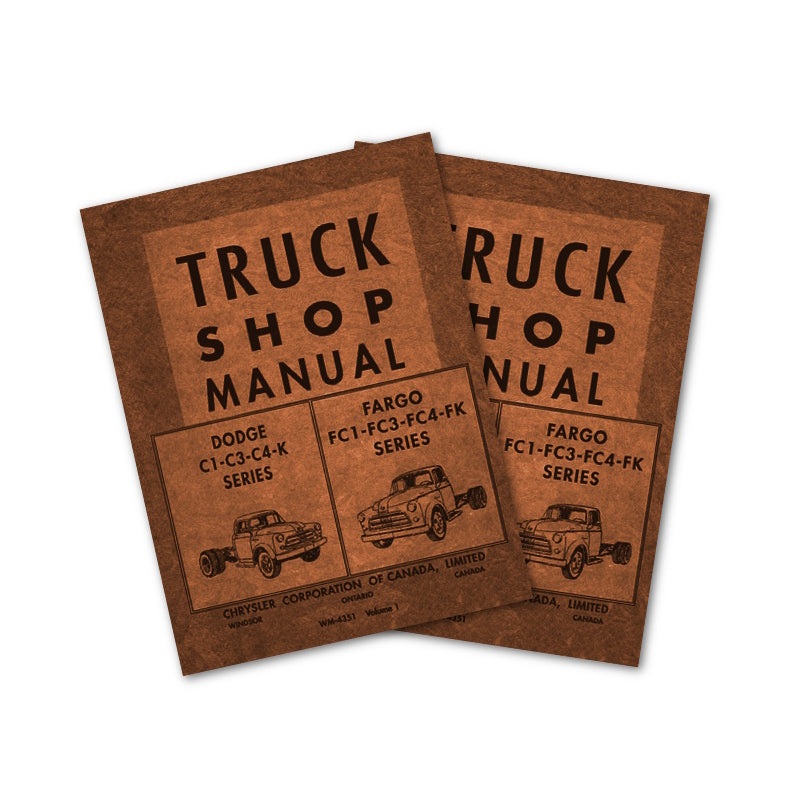 New Shop Manual – C1, C3, C4, K Series & Fargo FC1, FC3, FC4, FK Series – 2 Volume Set – RBK-420