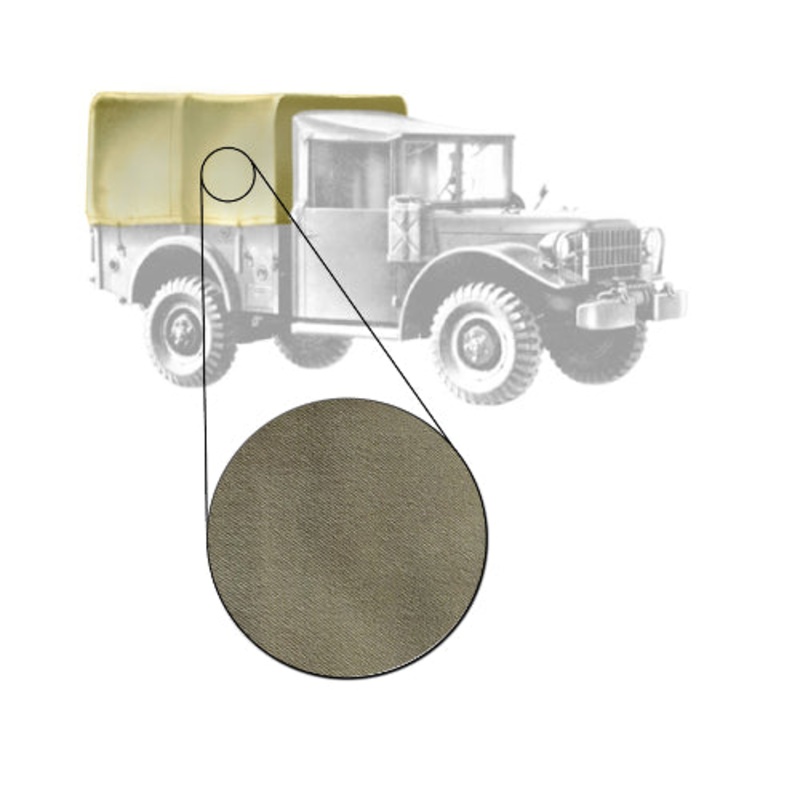 New M37 Rear Cargo Canvas Top – No End Curtains  – CC1277562