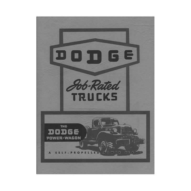 Dodge Job Rated Trucks – The Dodge Power Wagon Manual – NBK-304