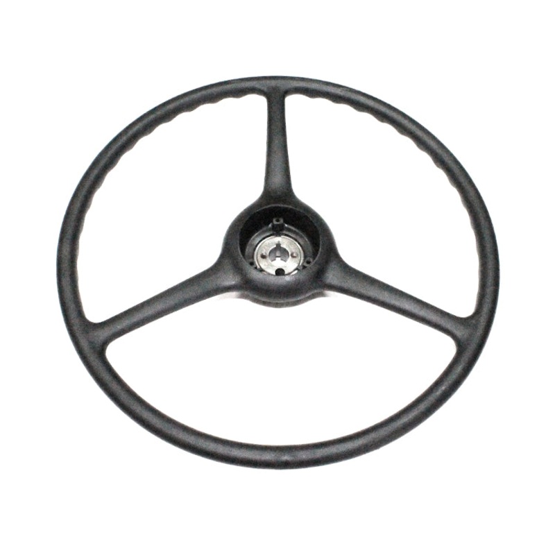 New 1948-50 2WD 17 Black Plastic Steering Wheel – 11/16 – 3/4 tapered spline – CC1195035-17