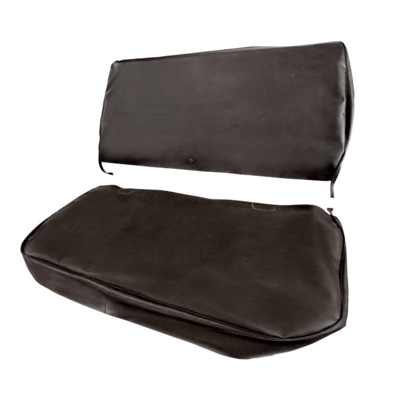 New 2-Piece Vinyl Bench Seat Cover Set – Black – N2PBSC-BLK