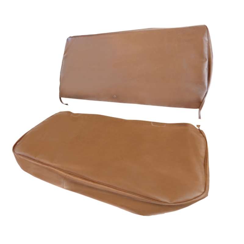 New 2 Piece Vinyl Bench Seat Cover Set – Brown – N2PBSC-BRN