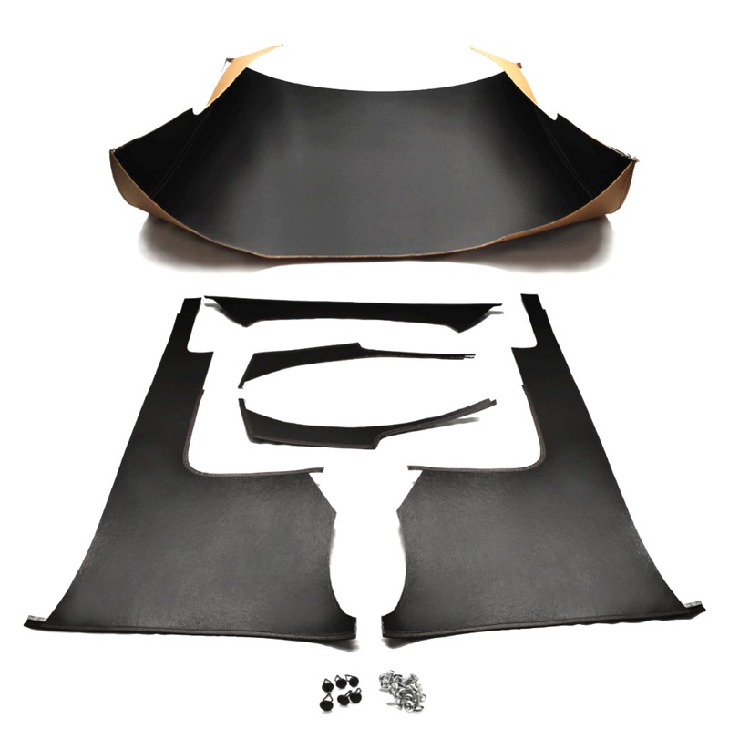 New Closed Cab 6 Piece Headliner Kit – Black – PWHLBL