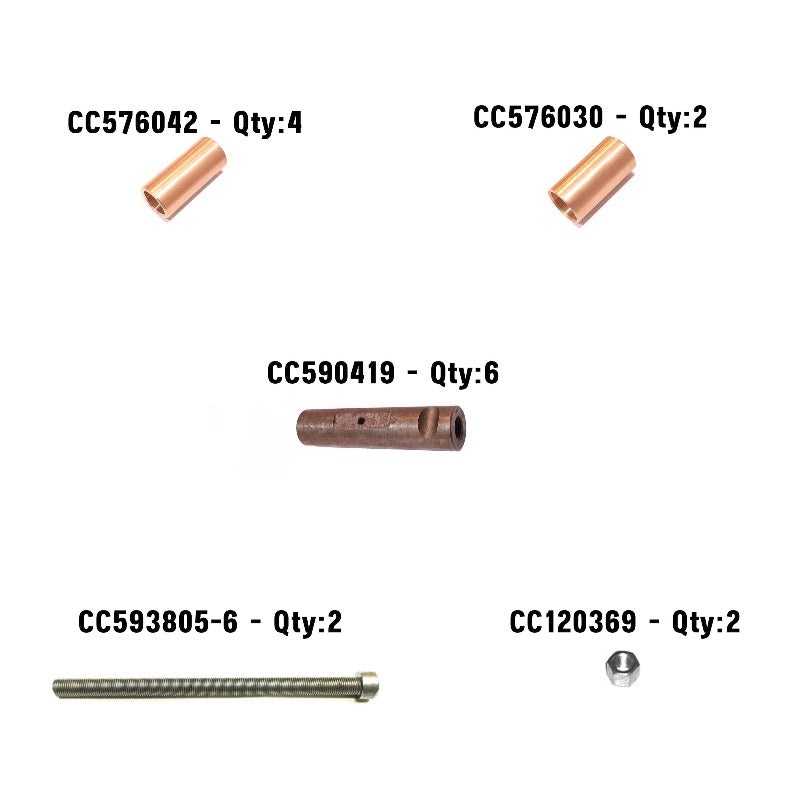 New Flat Fender Power Wagon & WWII WC 3/4 Ton Rear Leaf Spring Repair Kit – KRSR-02