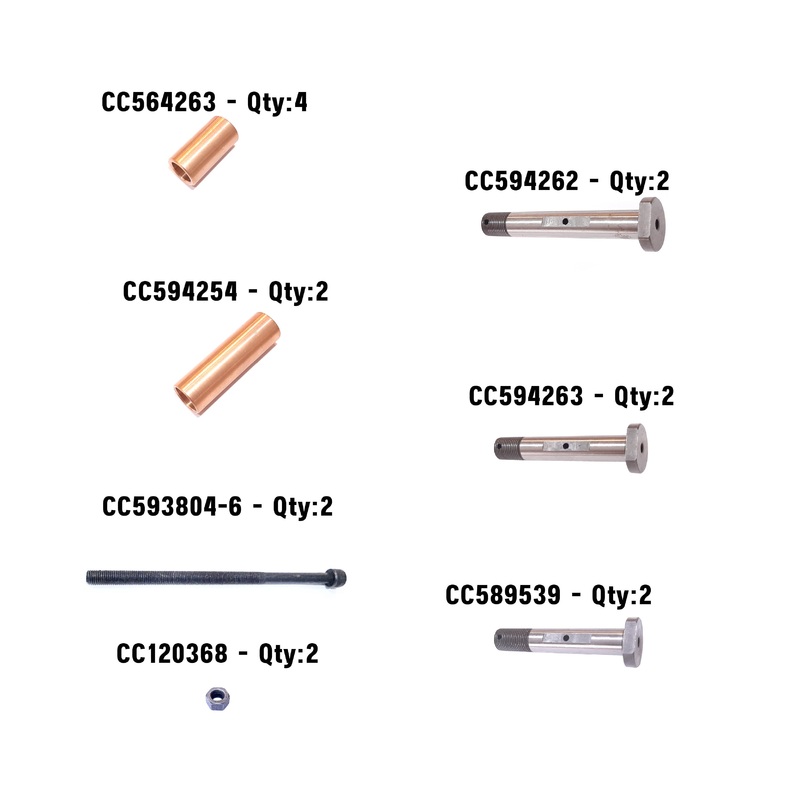New WWII WC 1/2 Ton Front Leaf Spring Repair Kit – KRSR-05