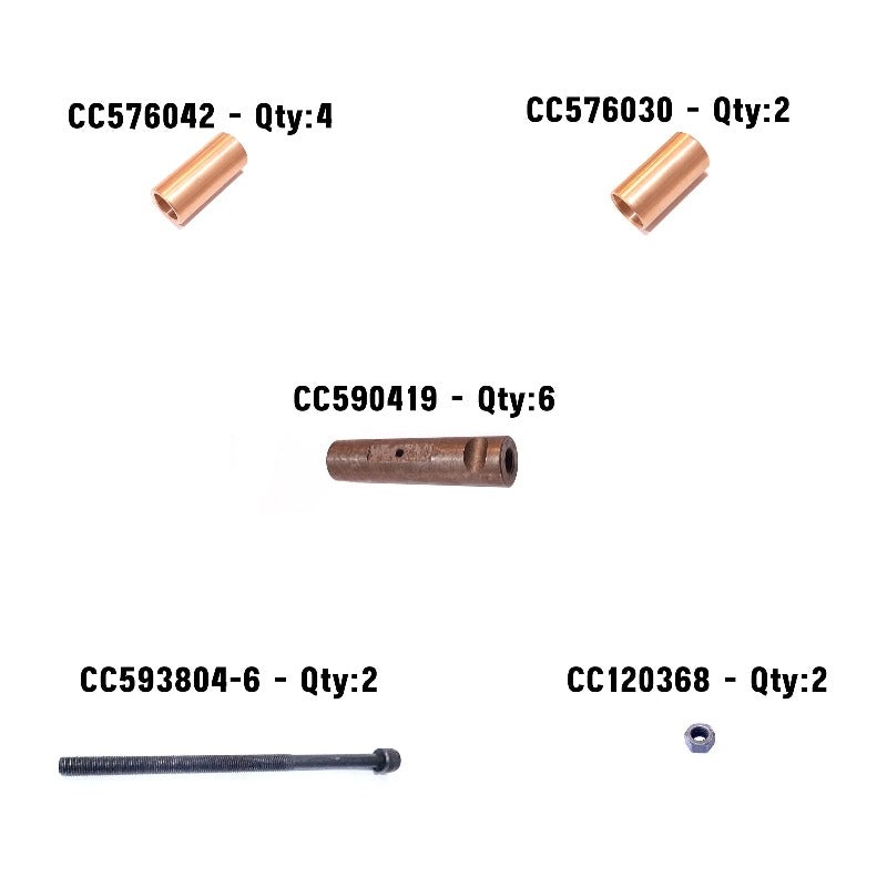 New WWII WC 1/2 Ton Rear Leaf Spring Repair Kit – KRSR-06