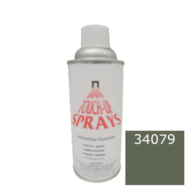 Rapco Touch-Up Sprays 12 oz Spray Paint Can #3407 – Forest Green  – #34079