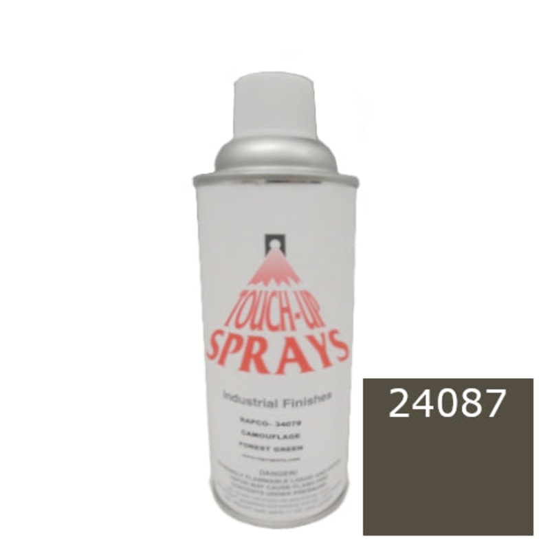 Rapco Touch-Up Sprays – Industrial Finishes – 12 oz Spray Paint Can – Olive Drab Semi Gloss – #24087