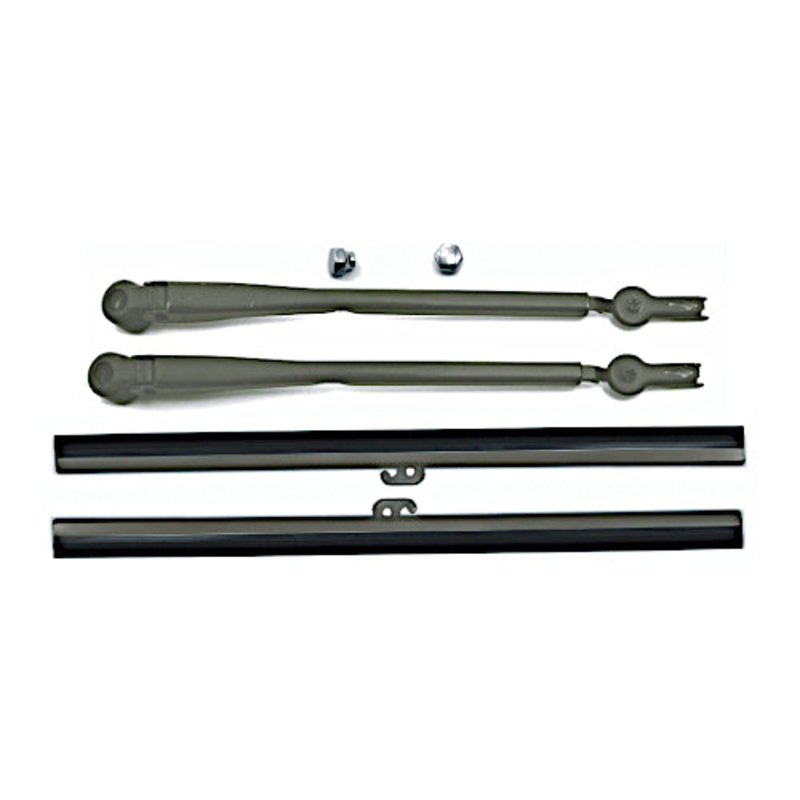 New M37 & M43 Adjustable Windshield Wiper Arm, Blade & Nut Set – 10 Blades – WABS04-2