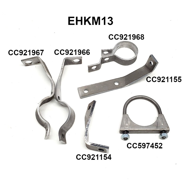 New WWII WC 3/4 Ton & 6×6 Exhaust Pipe Bracket Set – EHKM13