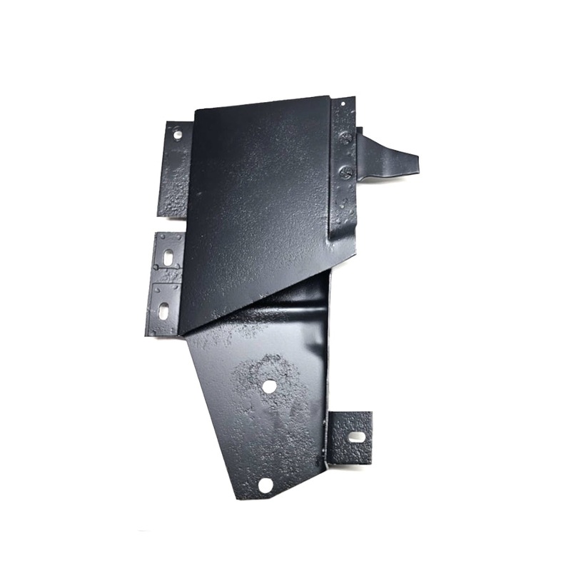USED Powder-Coated Flat Fender Power Wagon Left Radiator Side Shell & Support – CC1095442-PC